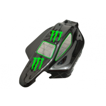 BOLHA PINTADA BK 7.5 MONSTER ENERGY PARA BUGGY 1/8 INFERNO VE MP7.5 / 777 / GS / OFNA 9.5 LYNX LHP0685 PME